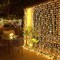 300 LED Warm White Christmas Curtain Lights – 9.8x9.8ft Fairy String Lights with Remote, 8 Modes for Indoor & Outdoor, Window, Wall, Bedroom, Wedding, Patio, and Party Decor (Warm White)